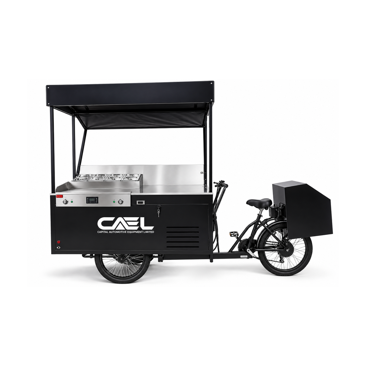 Bicicleta carrito de comida para barbacoa móvil de CAEL