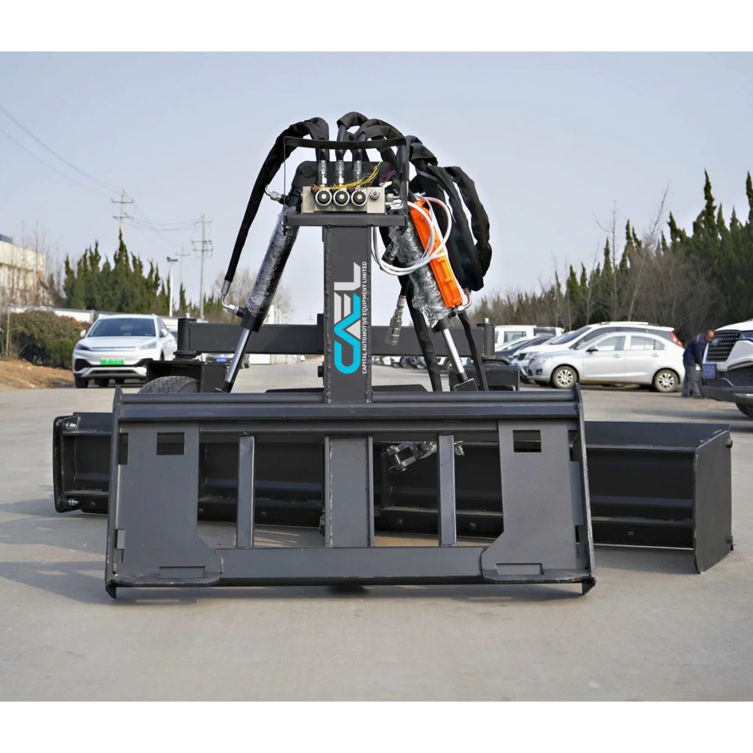 CAEL HLG-8FT Hydraulic Land Grader – 25° Angle & 24° Tilt