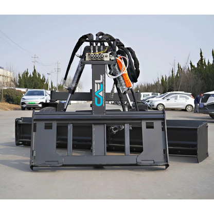 CAEL HLG-8FT Hydraulic Land Grader – 25° Angle & 24° Tilt