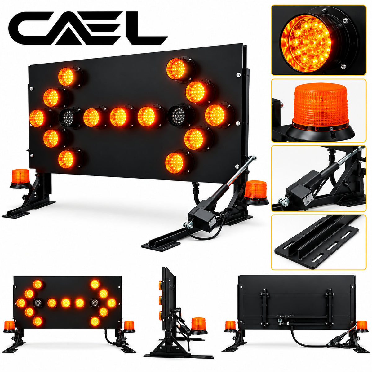 CAEL Truck-Mounted LED Arrow Board – 25 LED Lights | CAEL-AB25