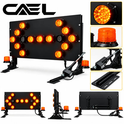 CAEL Truck-Mounted LED Arrow Board – 25 LED Lights | CAEL-AB25