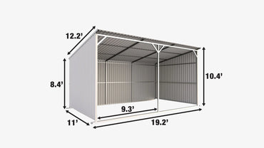 CAEL Livestock Shed 19′ x 12′ x 10′