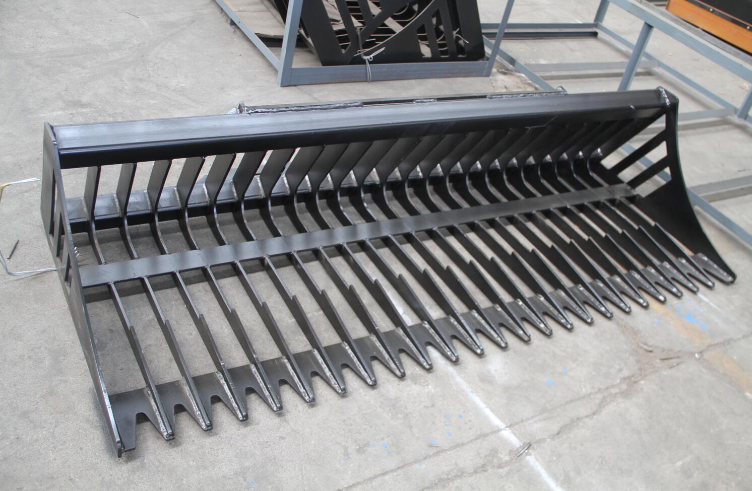 CAEL Rock Bucket for Skid Steer