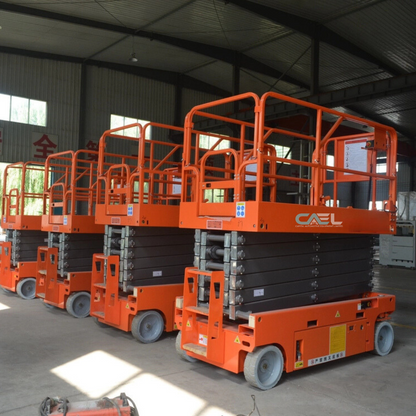 CAEL Self Propelled Scissor Lift- hydraulic electric elevated 10M (32 FT)