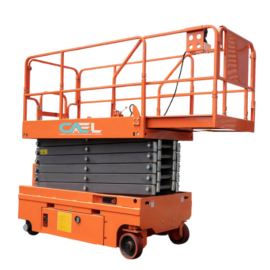 CAEL Self Propelled Scissor Lift- hydraulic electric elevated 8M (26 FT)