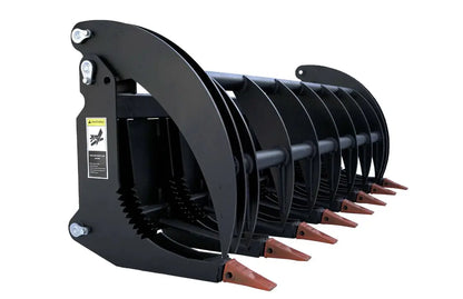CAEL Skid Steer 78” Heavy Root Grapple Rake