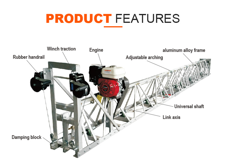 CAEL Vibratory Truss Screed GTS-2 4M Concrete Screed