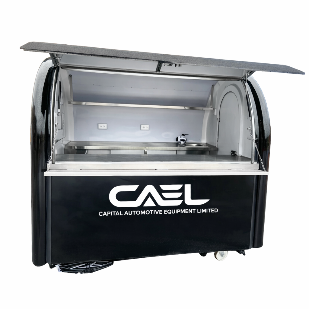 CAEL’s 7′ Round Top Mobile Food Cart