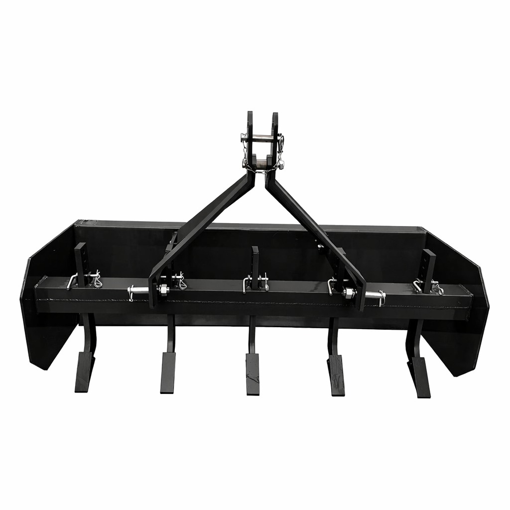 Rear Box Blade for Tractor – 71" Heavy Duty Land Leveler Attachment (CAEL RBB-6FT)