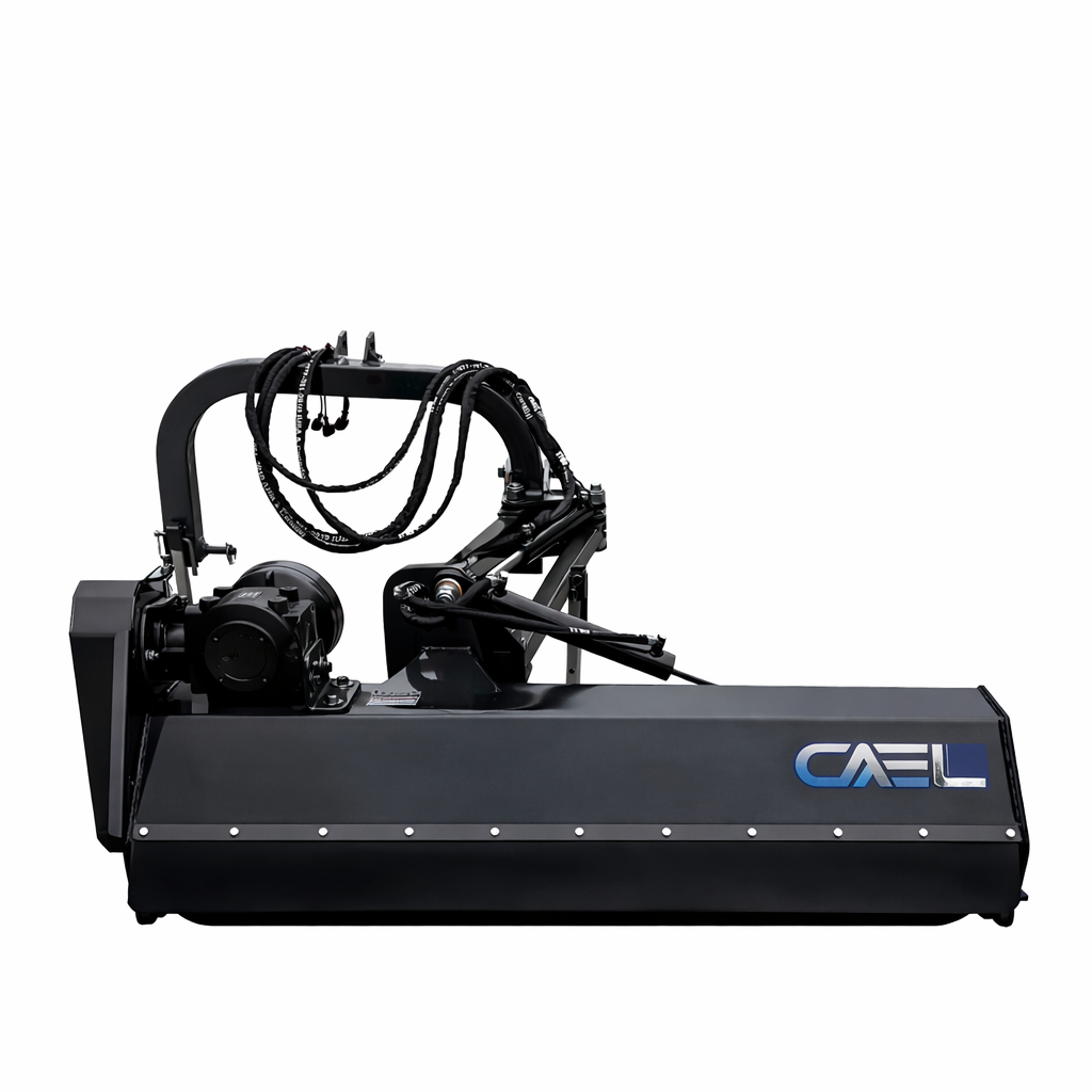 CAEL AGF-160 62" Hydraulic Offset Flail Mower – Heavy Duty PTO Ditch Bank Mower for 60–95 HP Tractors