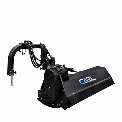 CAEL AGF-160 62" Hydraulic Offset Flail Mower – Heavy Duty PTO Ditch Bank Mower for 60–95 HP Tractors