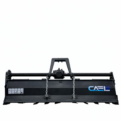 CAEL IGN185 Heavy Duty Rotary Tiller – 71" PTO Tractor Tiller for 54 HP Tractors