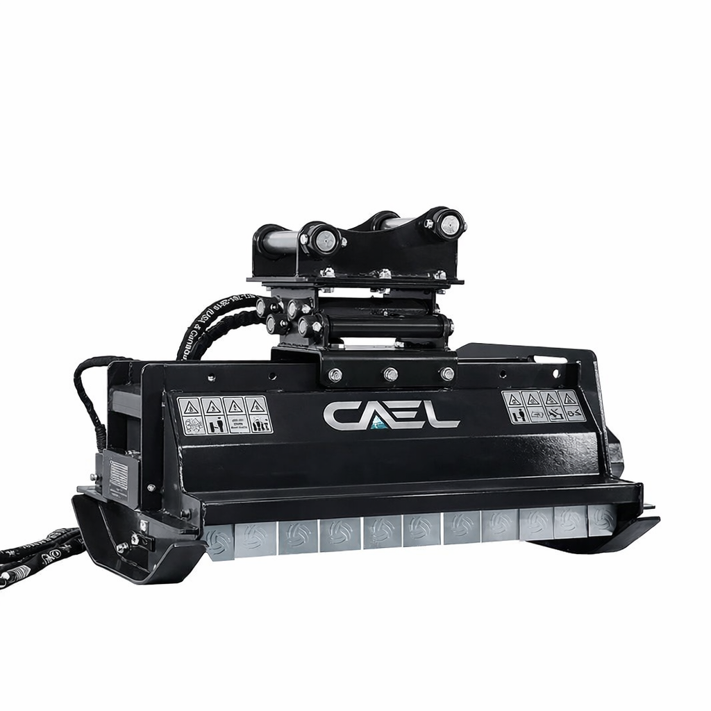 CAEL-EMH80 Excavator Flail Mower – 31.5 Inch Hydraulic Brush Cutter for 5-10 Ton Excavators