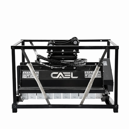CAEL-EMH100 Excavator Flail Mower – 39.4 Inch Hydraulic Brush Cutter for 5-10 Ton Excavators