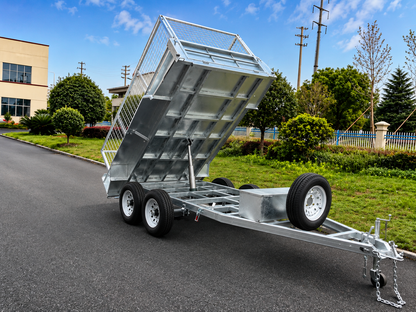 CAEL Heavy-Duty Hot-Dipped Galvanized Hydraulic Dump Trailer – 3,500 KG GVW