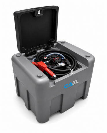 CAEL Portable DC Diesel Transfer Pump Tank – 210L / 56 Gallon Fuel Storage System