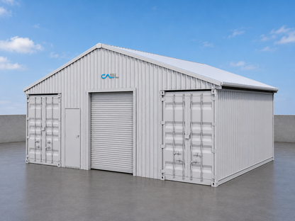 CAEL MC364004P Heavy-Duty Container Roof Kit with Front & Back Walls