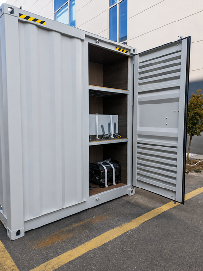 CAEL 40FT Turnkey Mobile Office Cabin with Off-Grid Water System, Insulated Walls & Fully Wired Interior (CAEL-MOC40-OGW-25A)