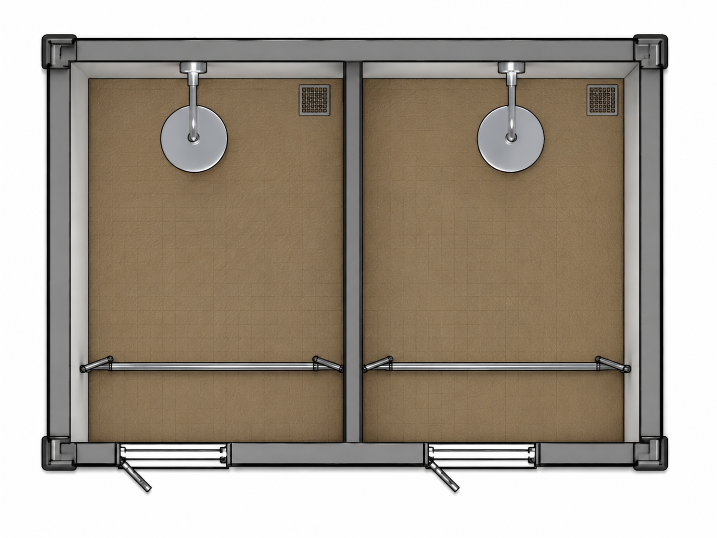 CAEL Portable Double Shower