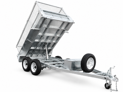 CAEL Heavy-Duty Hot-Dipped Galvanized Hydraulic Dump Trailer – 3,500 KG GVW