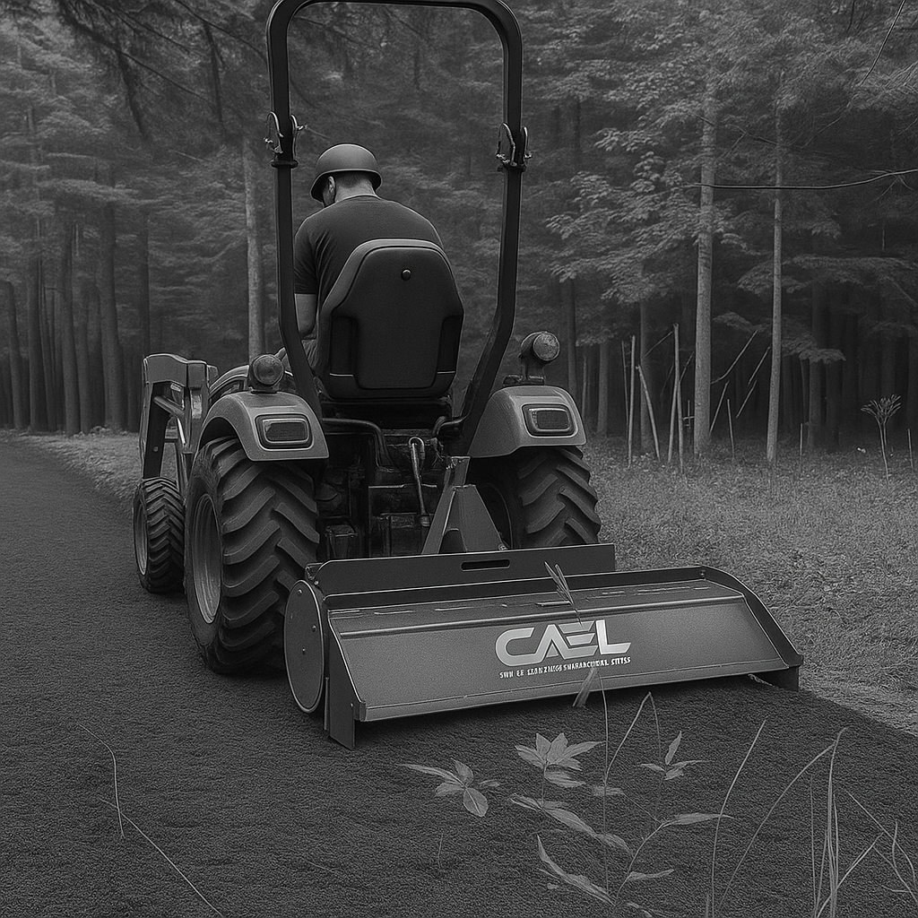 48" 3-Point Hitch Rotary Tiller, 18-30 HP Sub-Compact, 3-½" Tilling Depth