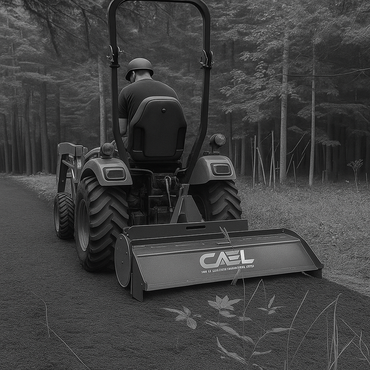 70" 3-Point Hitch Rotary Tiller, 35-55 HP Tractor, 6" Tilling Depth, PTO Shaft Included