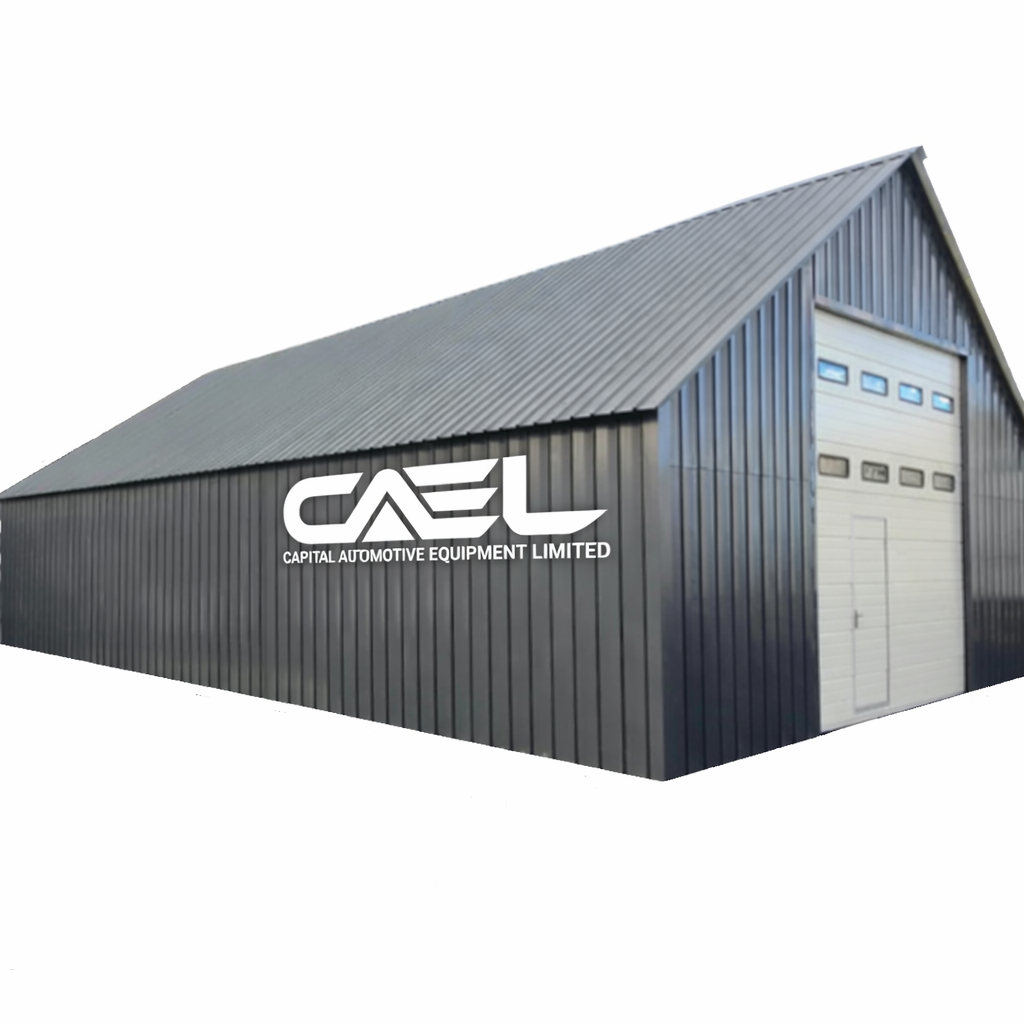 Steel Building Storage / Warehouse with electric overhead door 49′ X 29’x 20′ (SBW-49)