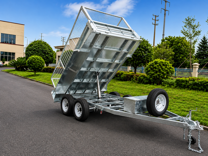 CAEL Heavy-Duty Hot-Dipped Galvanized Hydraulic Dump Trailer – 3,500 KG GVW