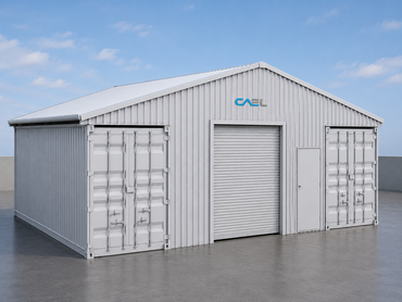 CAEL MC364004P Heavy-Duty Container Roof Kit with Front & Back Walls