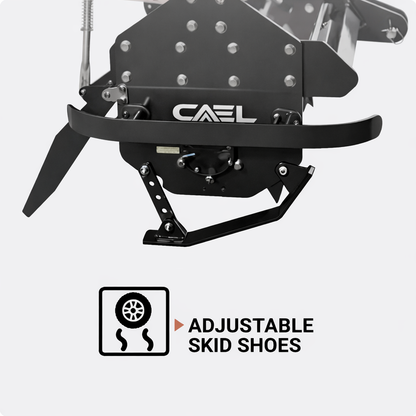 CAEL TL-135 Light Duty Rotary Tiller – 51" PTO Tractor Tiller for 18–22 HP Tractors