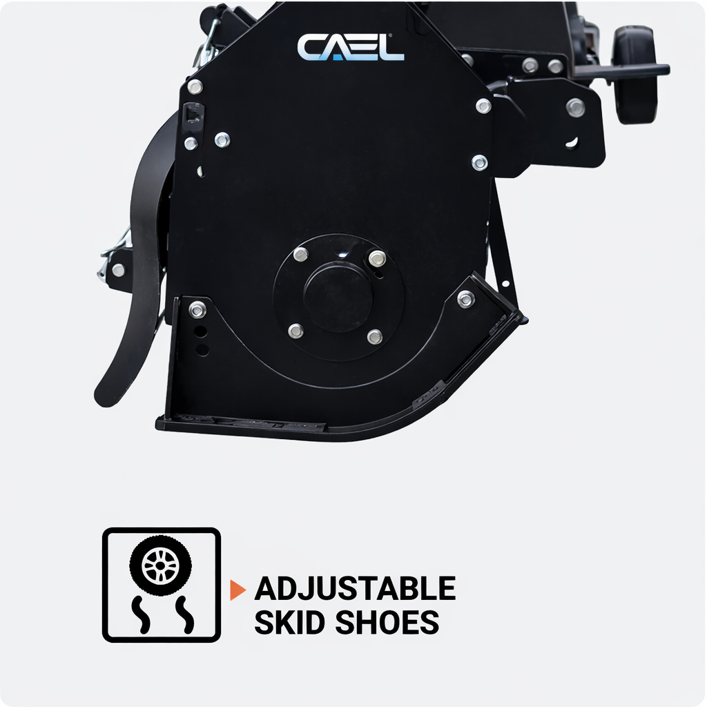 CAEL IGN180 Heavy Duty Rotary Tiller – 69" PTO Tractor Tiller for 48 HP Tractors