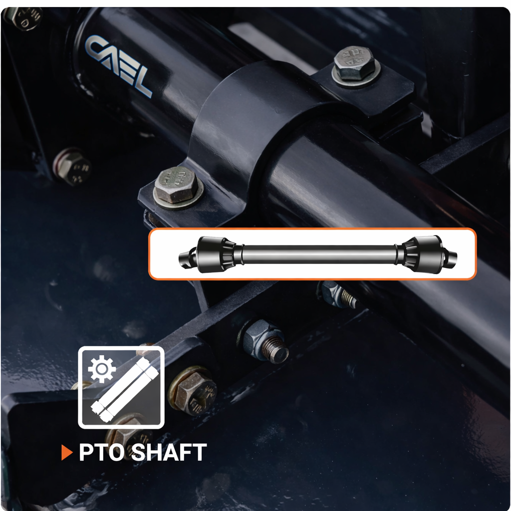 CAEL IGN180 Heavy Duty Rotary Tiller – 69" PTO Tractor Tiller for 48 HP Tractors