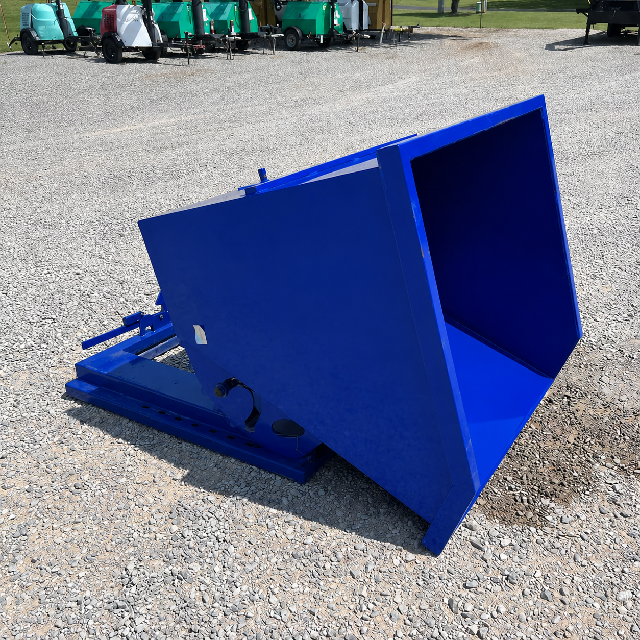 CAEL Self Dumping Hopper 1.5CY – Forklift Trash Hopper Heavy Duty