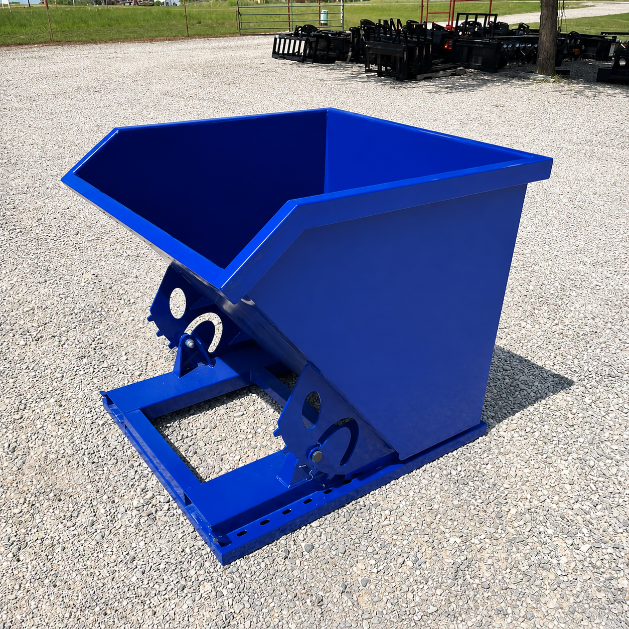 CAEL Self Dumping Hopper 1CY – Forklift Trash Hopper Heavy Duty