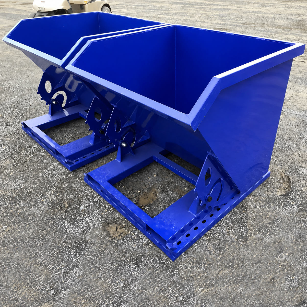 CAEL Self Dumping Hopper 1.5CY – Forklift Trash Hopper Heavy Duty
