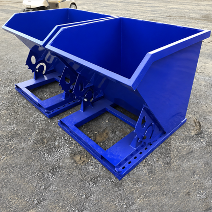 CAEL Self Dumping Hopper 1.5CY – Forklift Trash Hopper Heavy Duty