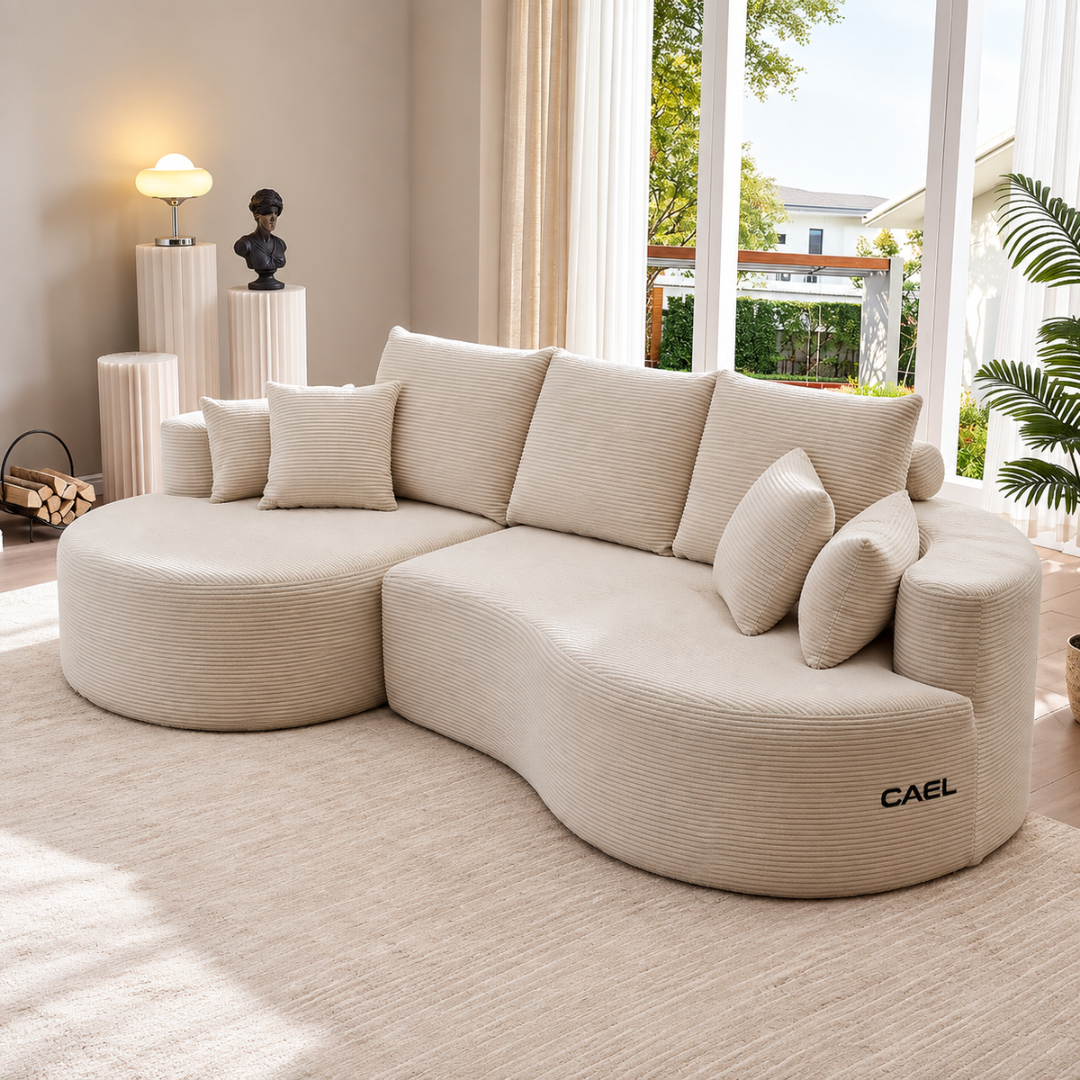 CAEL CSC-MD Compressed Sofa Curve – Modern Design