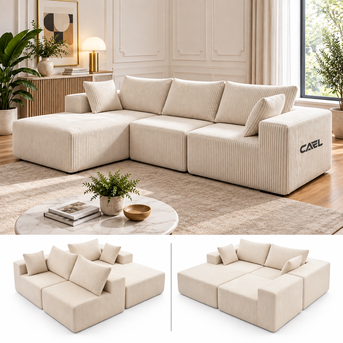 CAEL CS-MS Compressed Sofa – Modular Set