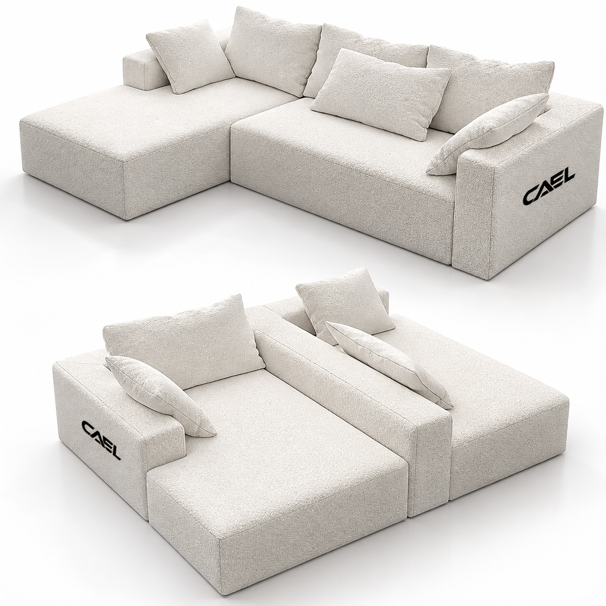 CAEL CS-5 Compressed Sofa – 5 Seater