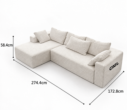 CAEL CS-5 Compressed Sofa – 5 Seater