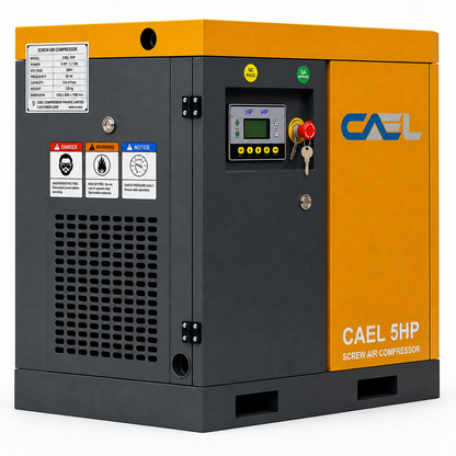 CAEL 5HP Rotary Screw Air Compressor