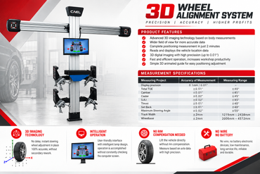 3D Wheel Alignment Machine -(CAEL-3DWAM)