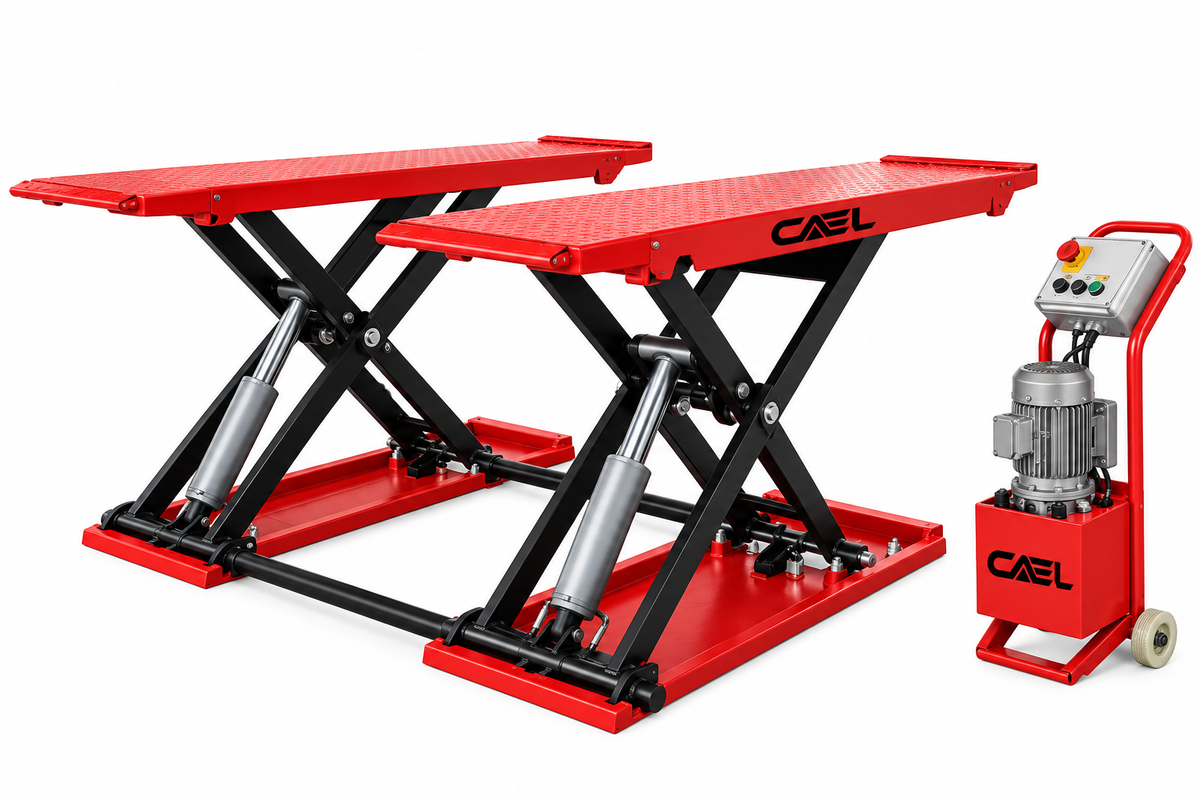 CAEL FAL-12000 Four-Post Alignment Lift – 12000 lbs Capacity