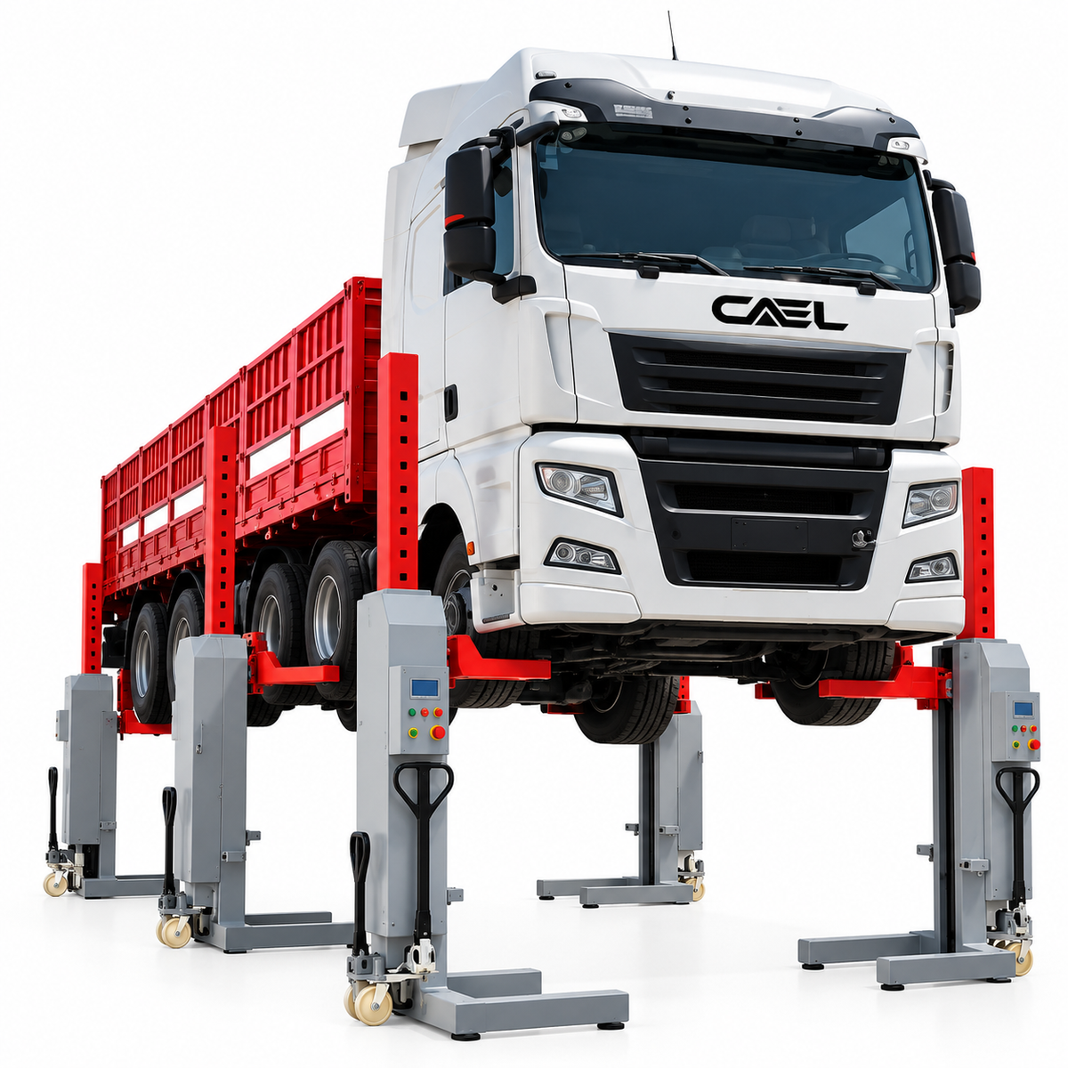 Heavy Duty Wireless Semi Truck Lift 34T (68,000lbs )