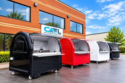 CAEL’s 7′ Round Top Mobile Food Cart