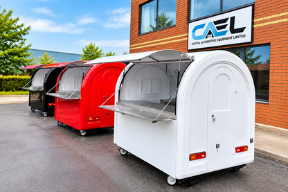 CAEL’s 7′ Round Top Mobile Food Cart