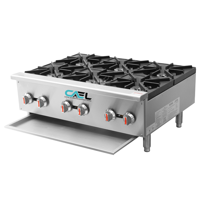 CAEL Commercial Gas Stove Cooking Range Countertop 6 Burner (EHP-6S)