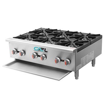 CAEL Commercial Gas Stove Cooking Range Countertop 6 Burner (EHP-6S)