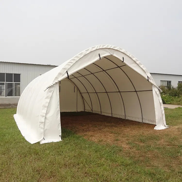 Dome shape single truss 20' wide 20' length 12' height