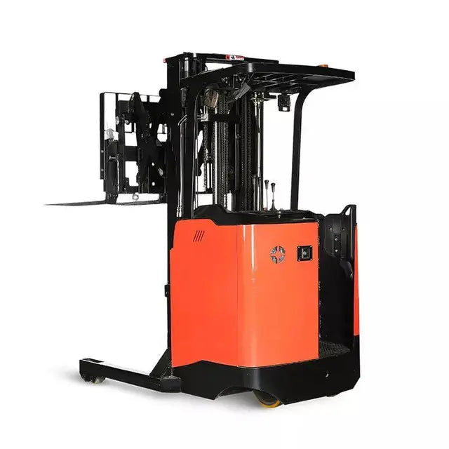 Double Scissor Electric Reach Truck seated or stand on 1.5 T, height 4M